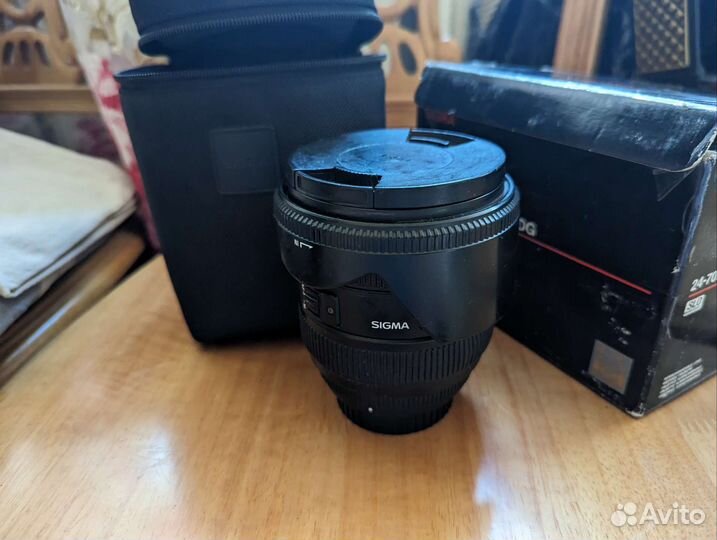 Объектив sigma 24-70mm f2.8 if ex dg для canon ef