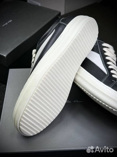 Кеды Rick Owens vans low vintage (кожа)