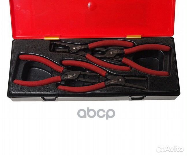 Набор съемников стопорных колец в кейсе 4пр JTC