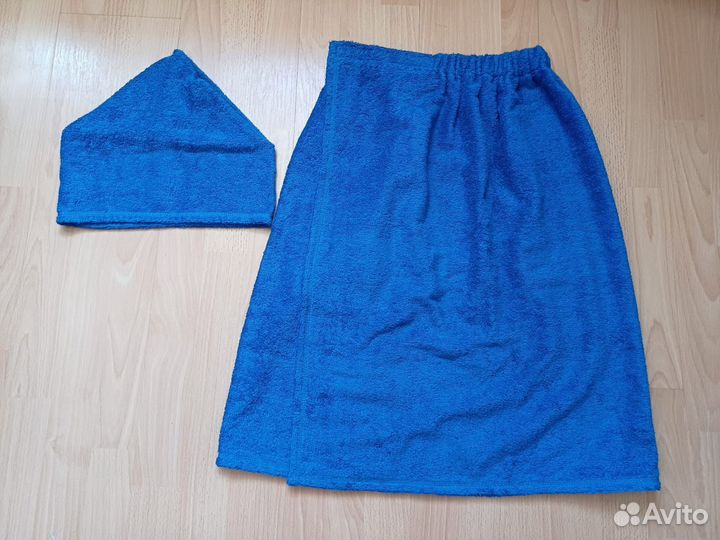 Набор для бани и сауны (килт и шапочка)