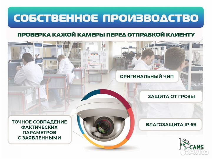 Камера видеонаблюдения R-cams-IPS5-IMX335-VR