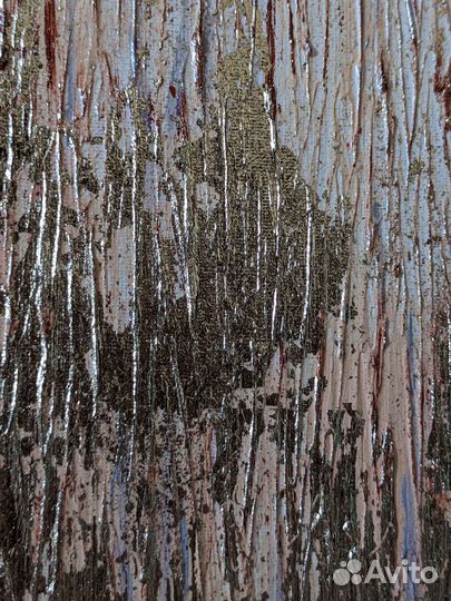 Картина 50 х 50 холст подрамник акрил поталь лак