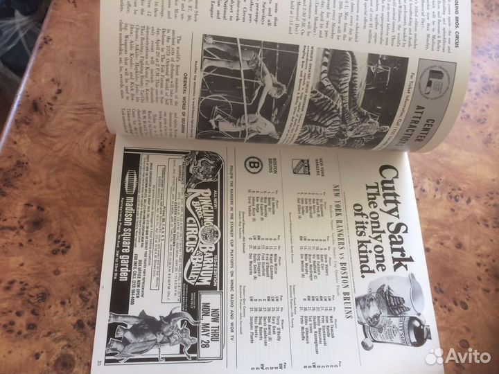 Раритет Программа нхл 1973 года Оригинал