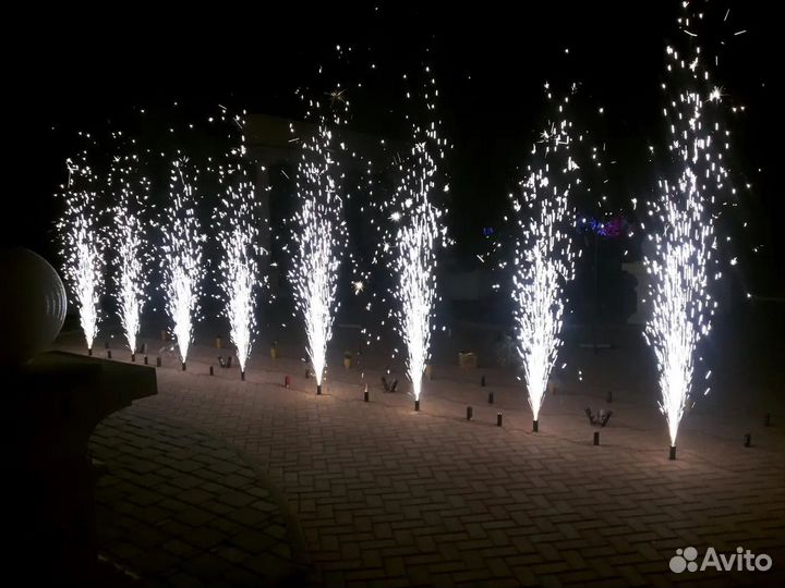 Холодные фонтаны на свадьбу