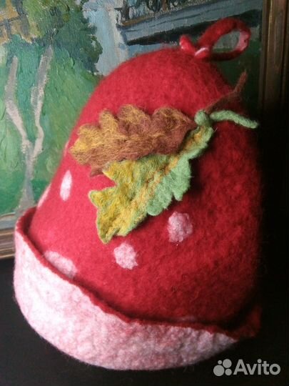 Шапка для бани.Мухомор,Лимон,Морковка
