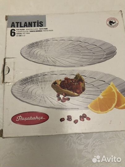 Тарелки разные