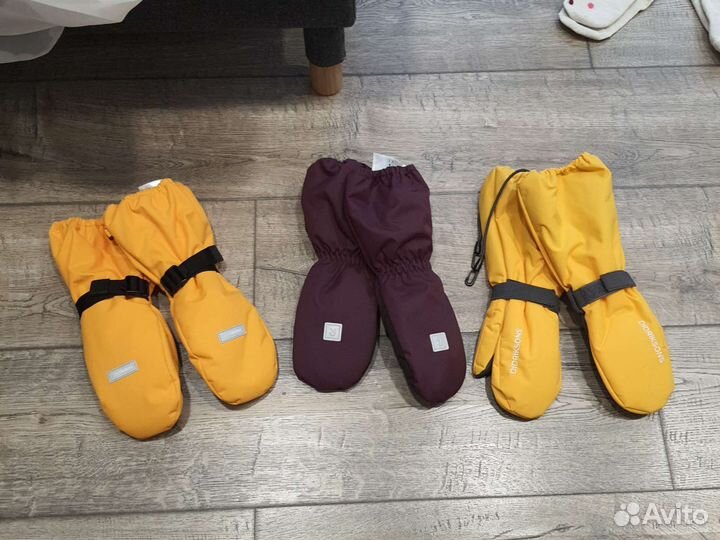 Reima p.6 новые варежки, didriksons p.8/10 зима