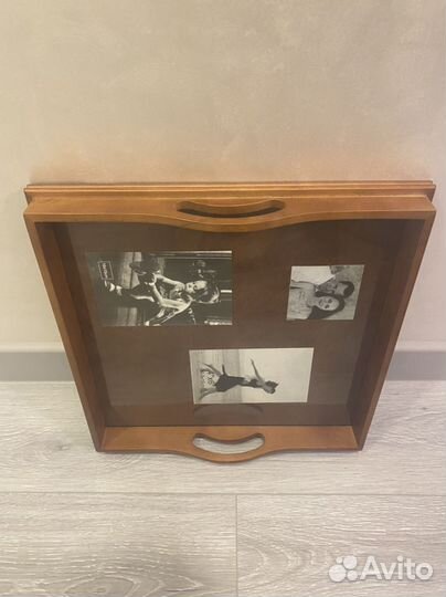 Поднос сервировочный с фото любимых