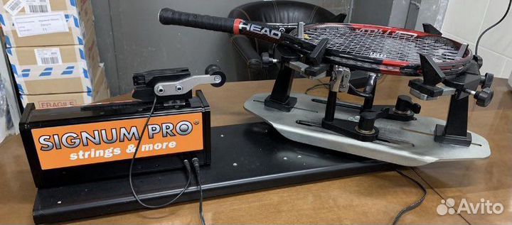 Перетяжка ракеток электронный станок