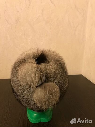 Женская меховая шапка (песец)