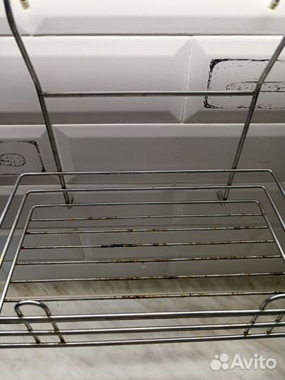 Полка на рейлинг навесная на кухню