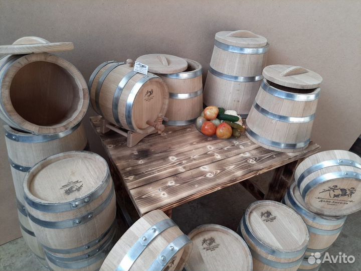Бочка дубовая