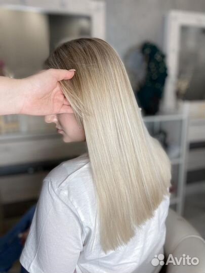 Сложные окрашивания, аиртач, мелирование