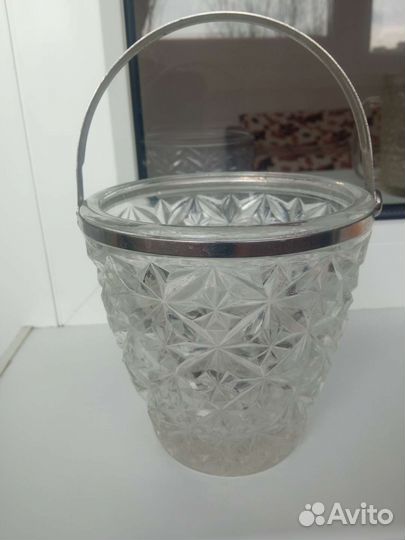 Конфетница хрустальная СССР