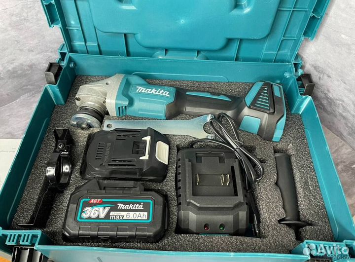 Аккумуляторная болгарка (ушм) Бесщеточный (Арт.75931)