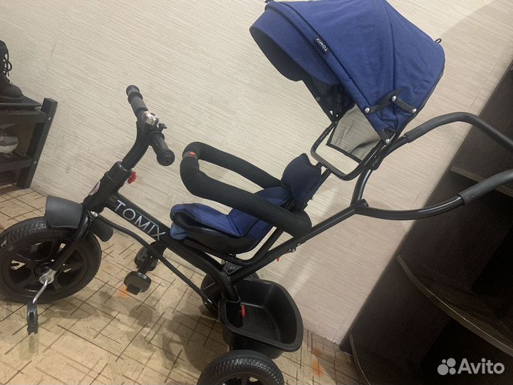 Велосипед с родительской ручкой