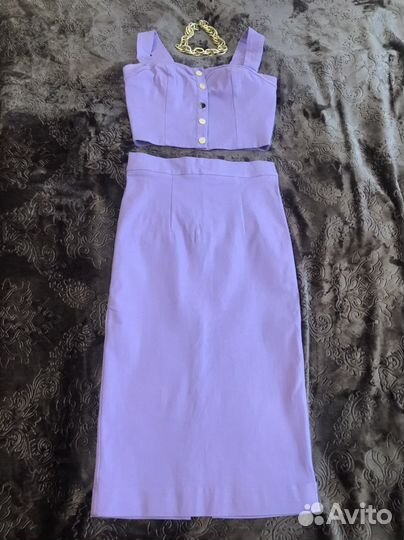 Костюм двойка с юбкой