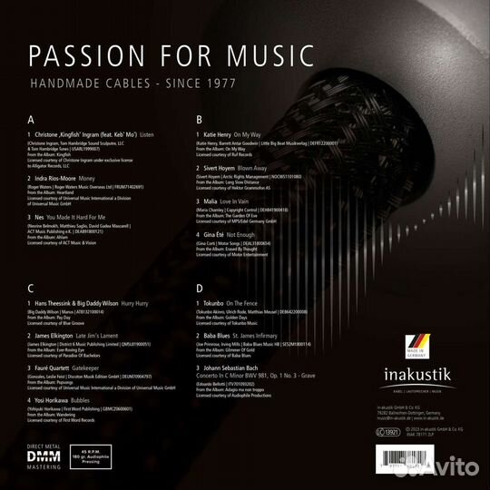 Various Artists - Inakustik-Passion For Music (45