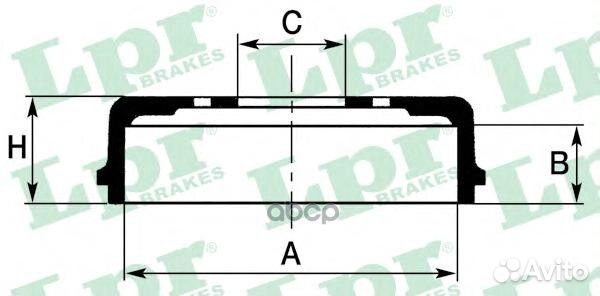 Барабан тормозной nissan sunny 86-00 SH 62339852