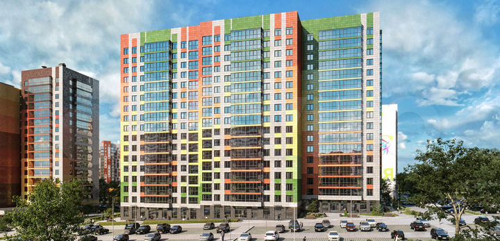 1-к. квартира, 40,4 м², 14/17 эт.