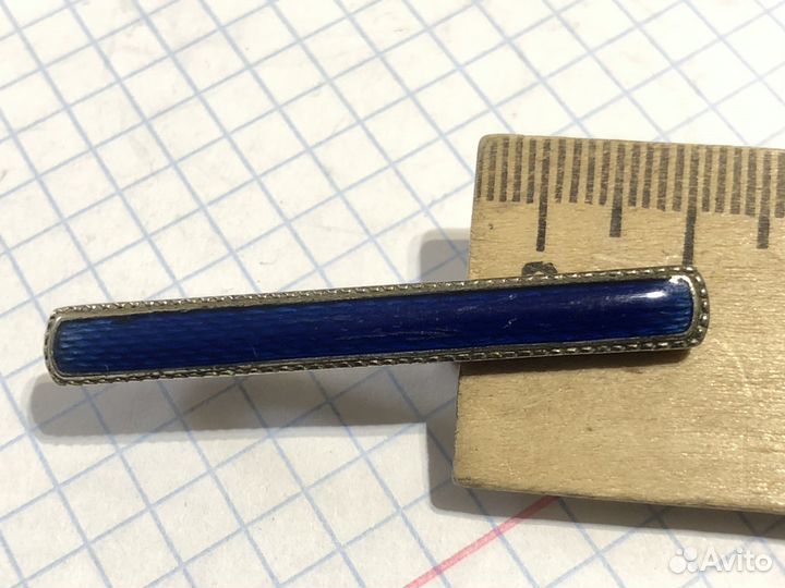 Зажим для галстука эмаль тяжелый