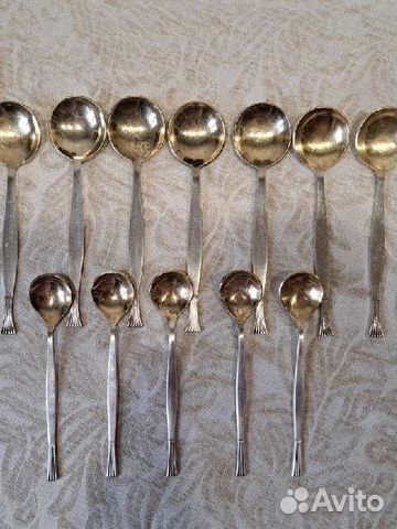 Мельхиоровые ложки Рыбки