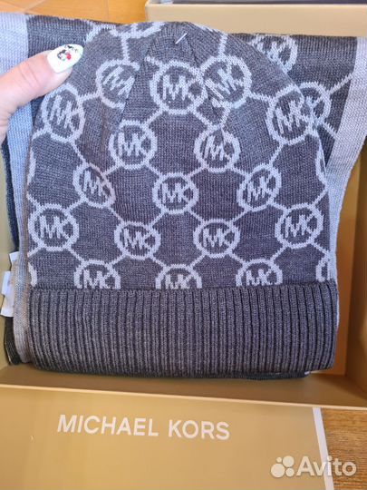 Комплект шапка и шарф, Michael Kors, оригинал
