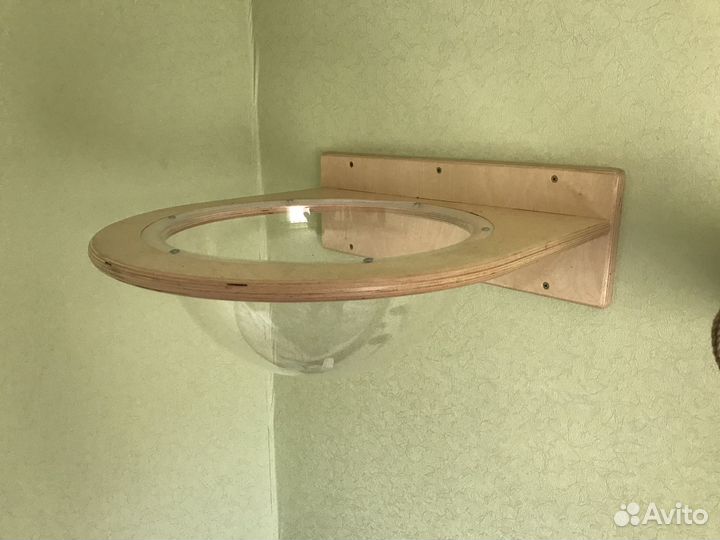 Гамак с прозрачной лежанкой для кошек