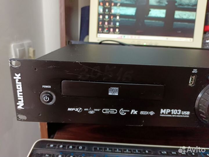 Профессиональный cd\mp3\usb numark mp103 usb проиг