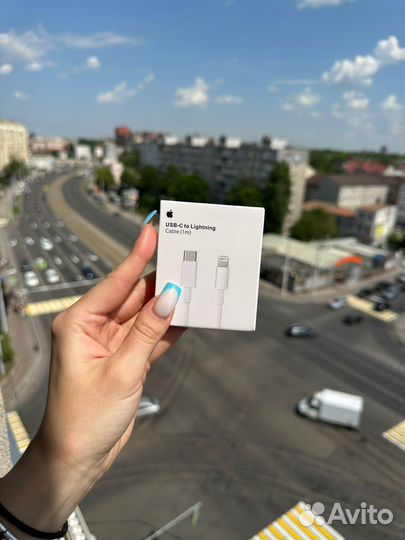 Кабель зарядки iPhone USB Type-c Lightning 1м