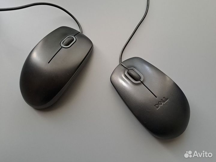 Компьютерная мышь проводная Dell Logitech 2 шт