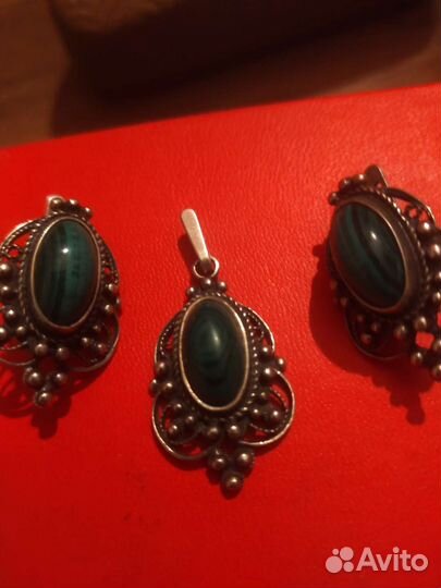 Серьги серебро 925 пр СССР