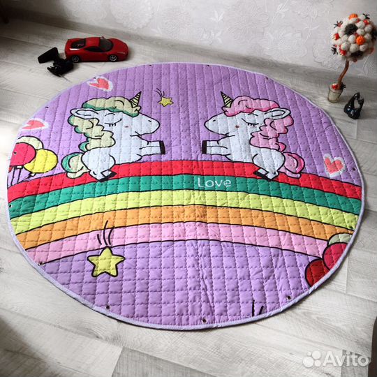 Коврик-мешок для игрушек и игр 1,5м (новый)