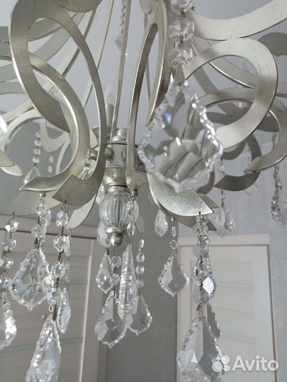 Люстра, хрусталь, Италия