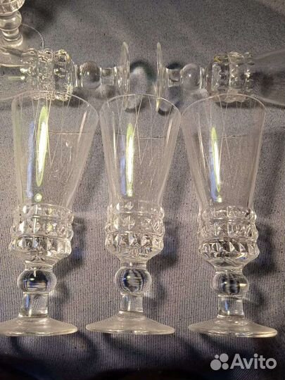 Фужеры шампанки старинные
