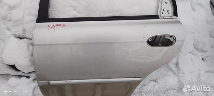 Дверь задняя левая Hyundai-Kia Spectra (2рест) SD