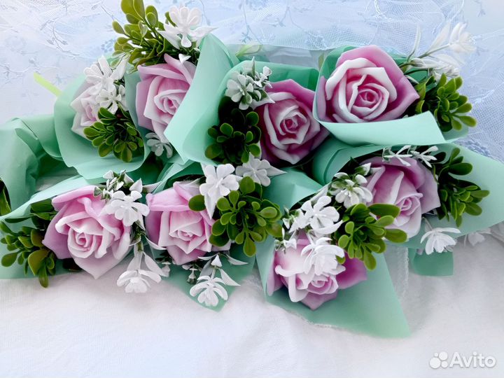 Роза мыло ручной работы