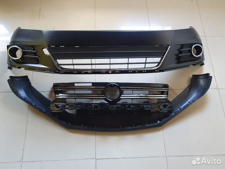 Решетка радиатора и бампера VW Tiguan 1