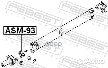 Крестовина карданной передачи ASM93 Febest