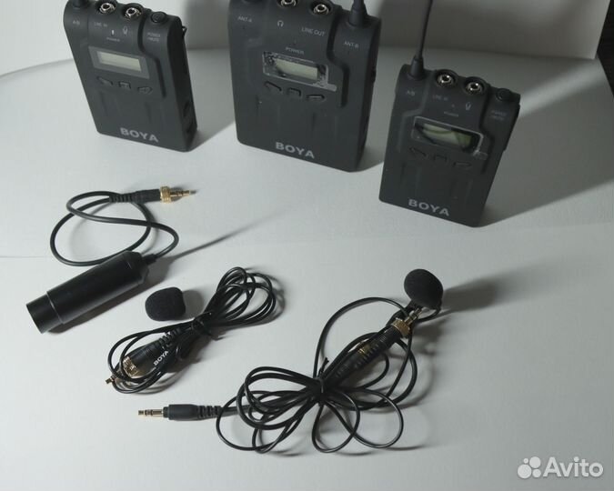 Петличная радиосистема boya wm 8 (на 2 микрофона)