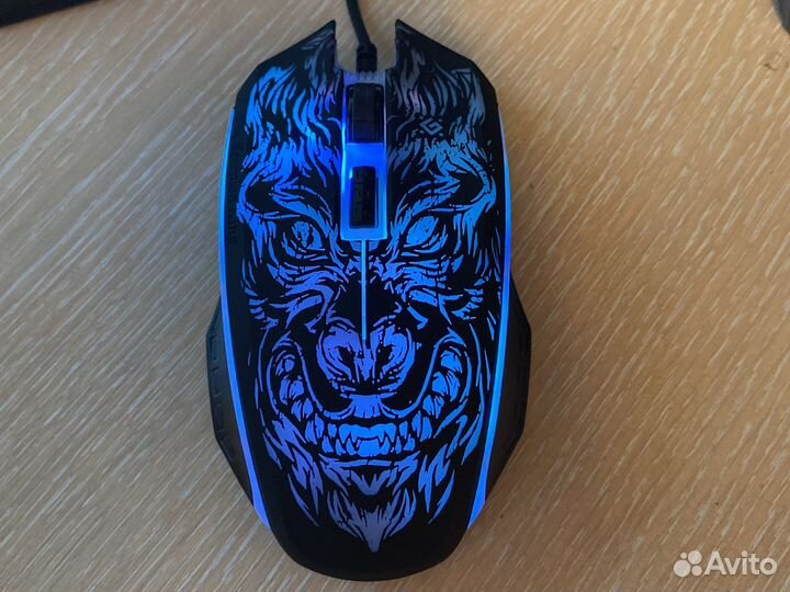 Игровая мышь с подсветкой defender