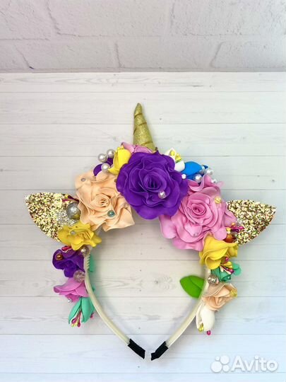 Ободок единорог