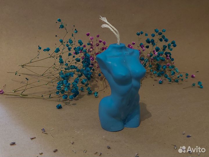 Фигурные ароматические свечи ручной работы