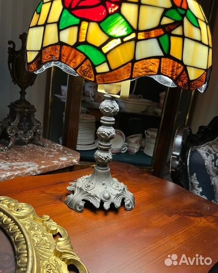 Настольная лампа в стиле Тиффани. Германия