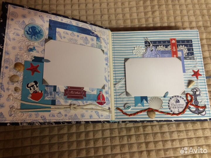 Фотоальбом в морском стиле