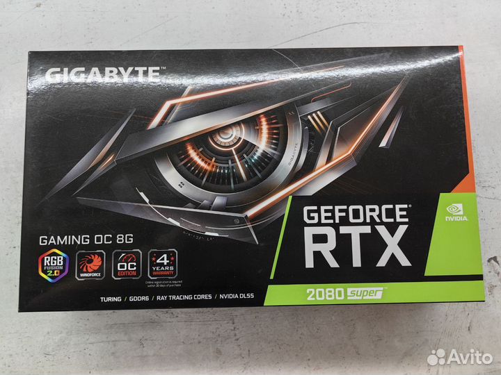 Видеокарта Gigabyte GeForce RTX 2080 super gaming