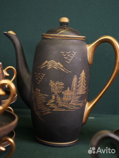 Сервиз кофейный фарфоровый. Япония