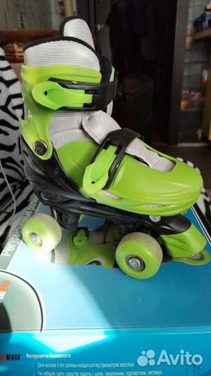 Роликовые коньки детские раздвижные