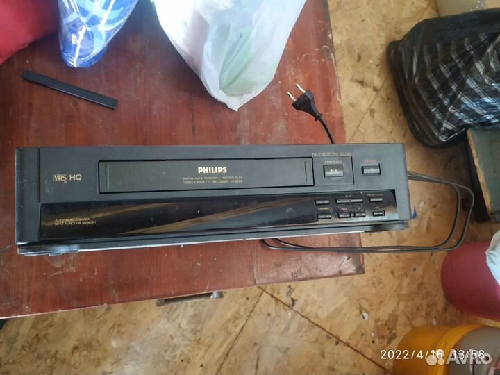 Видеомагнитофон philips vr3242