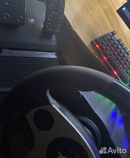 Игровой руль dexp Wheelman Pro